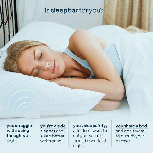 Sleepbar® v2.0 - Under Pillow Speaker