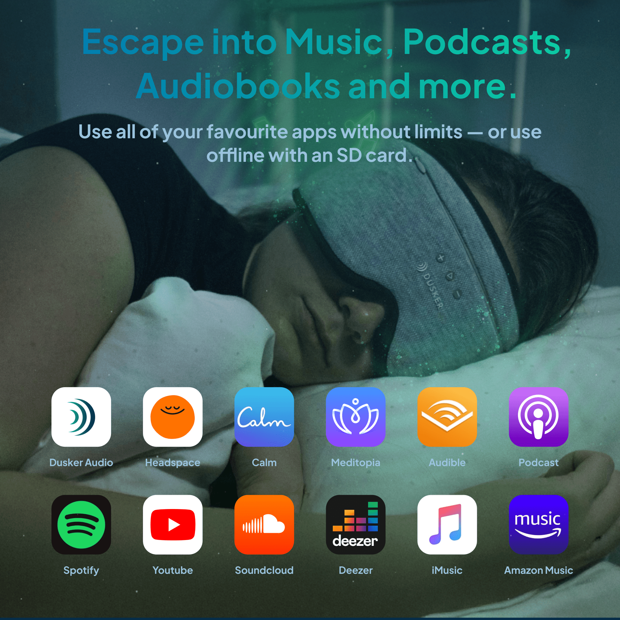 Drift Audio - Sleep Mask v2.0